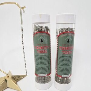 Chris Hawke's Tinsmith's Tinsel Christmas Restoration Hardware 84 Pcs